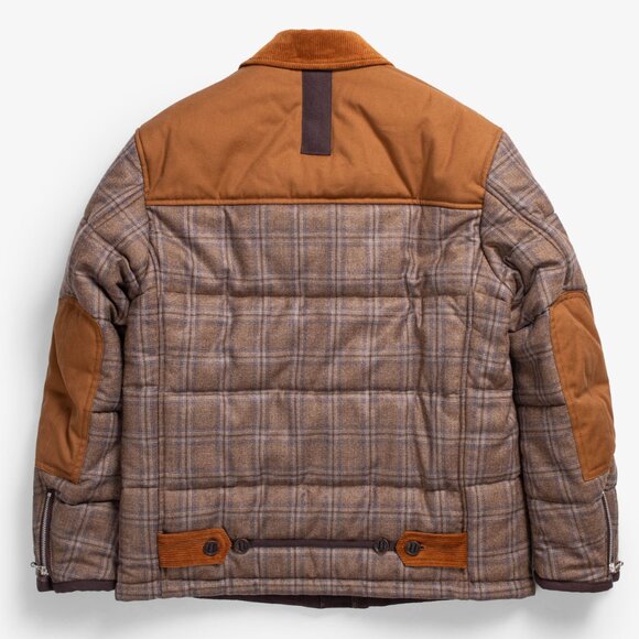 Junya Watanabe MAN - Wool Check x Cotton Corduroy x Cotton Salvedge Padded Jacke - Picture 8 of 11